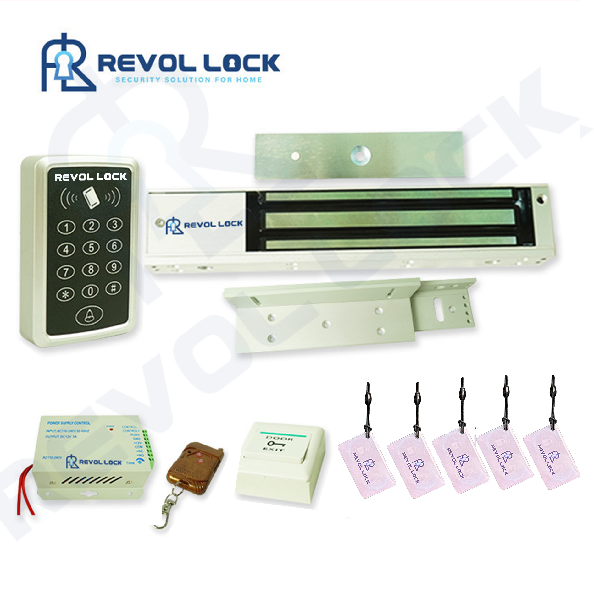 Khóa cổng thẻ từ Revol Lock BASIC-RV3 Khóa cổng thẻ từ Revol Lock BASIC-RV3